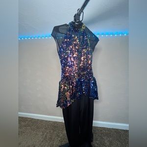 Weissman : Large Adult Tap/Jazz Dance Costume Pantsuit